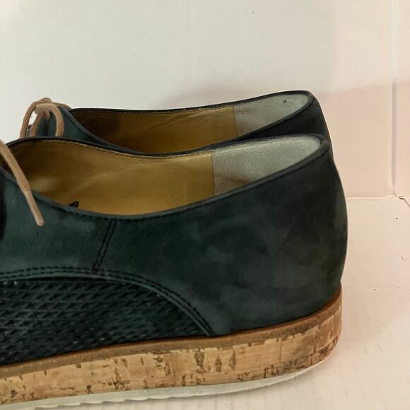 Paul Green Mens Dark Green Platform Derby Size 7 Lace Up Shoes main image 7